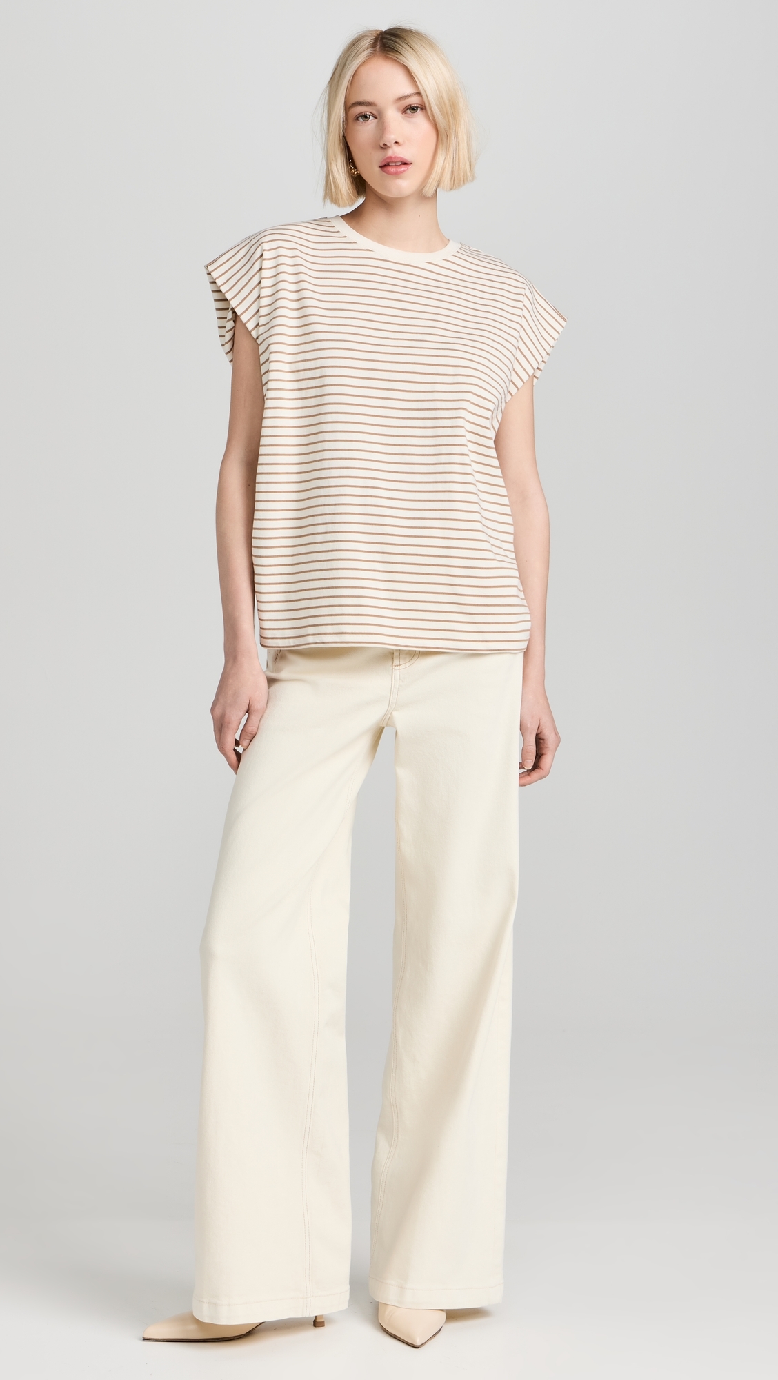 Trina Tee SABLE STRIPE