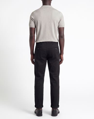Man Pants Black Size 28 Cotton, Elastane