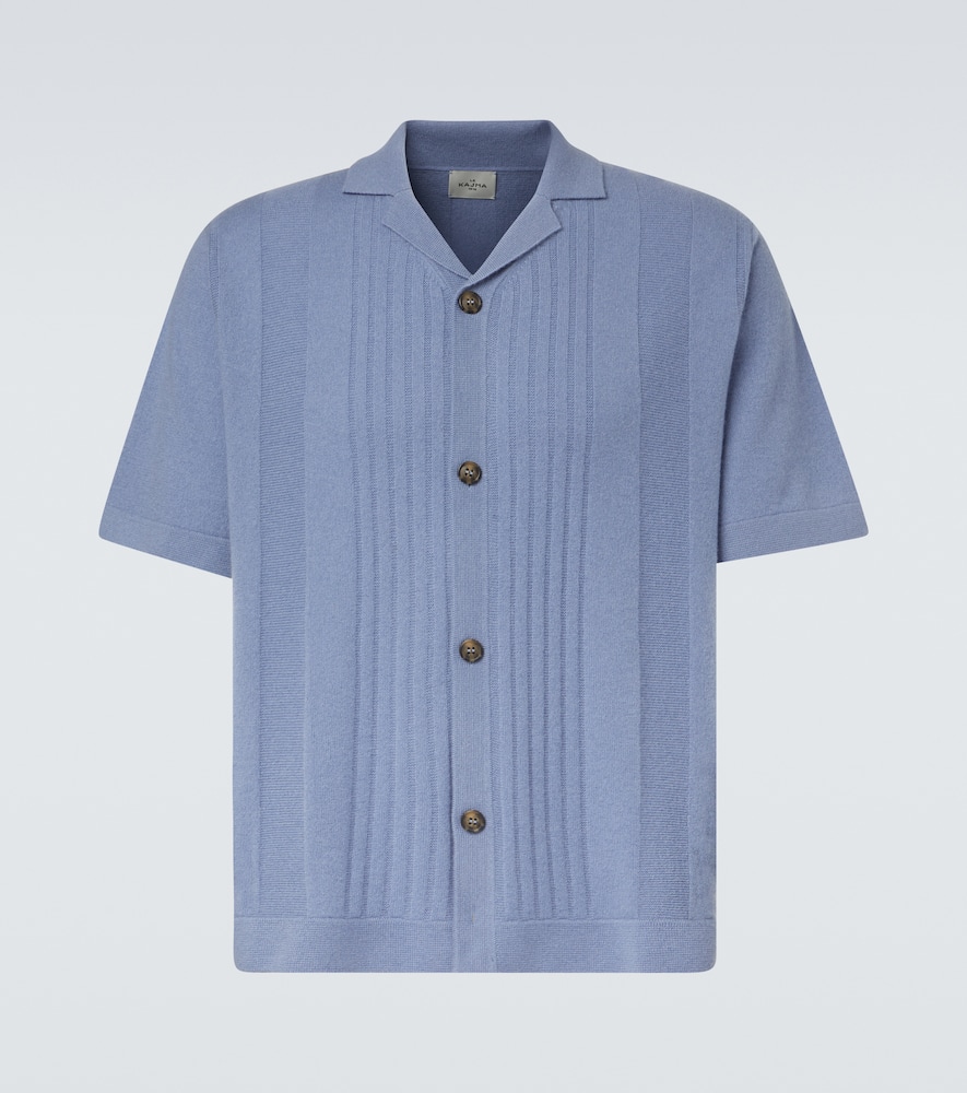 Gerone knitted cashmere polo shirt