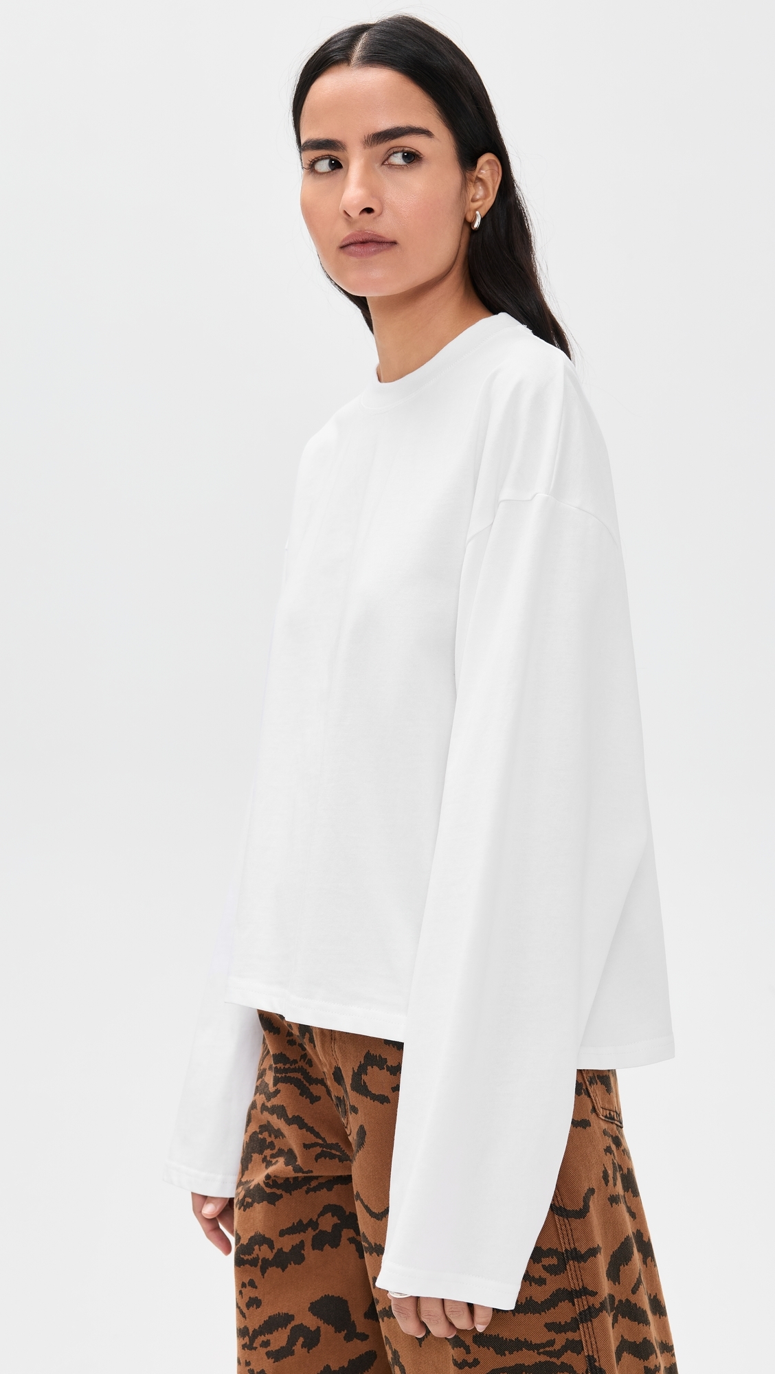 Bloom Long Sleeve Tee Porcelain