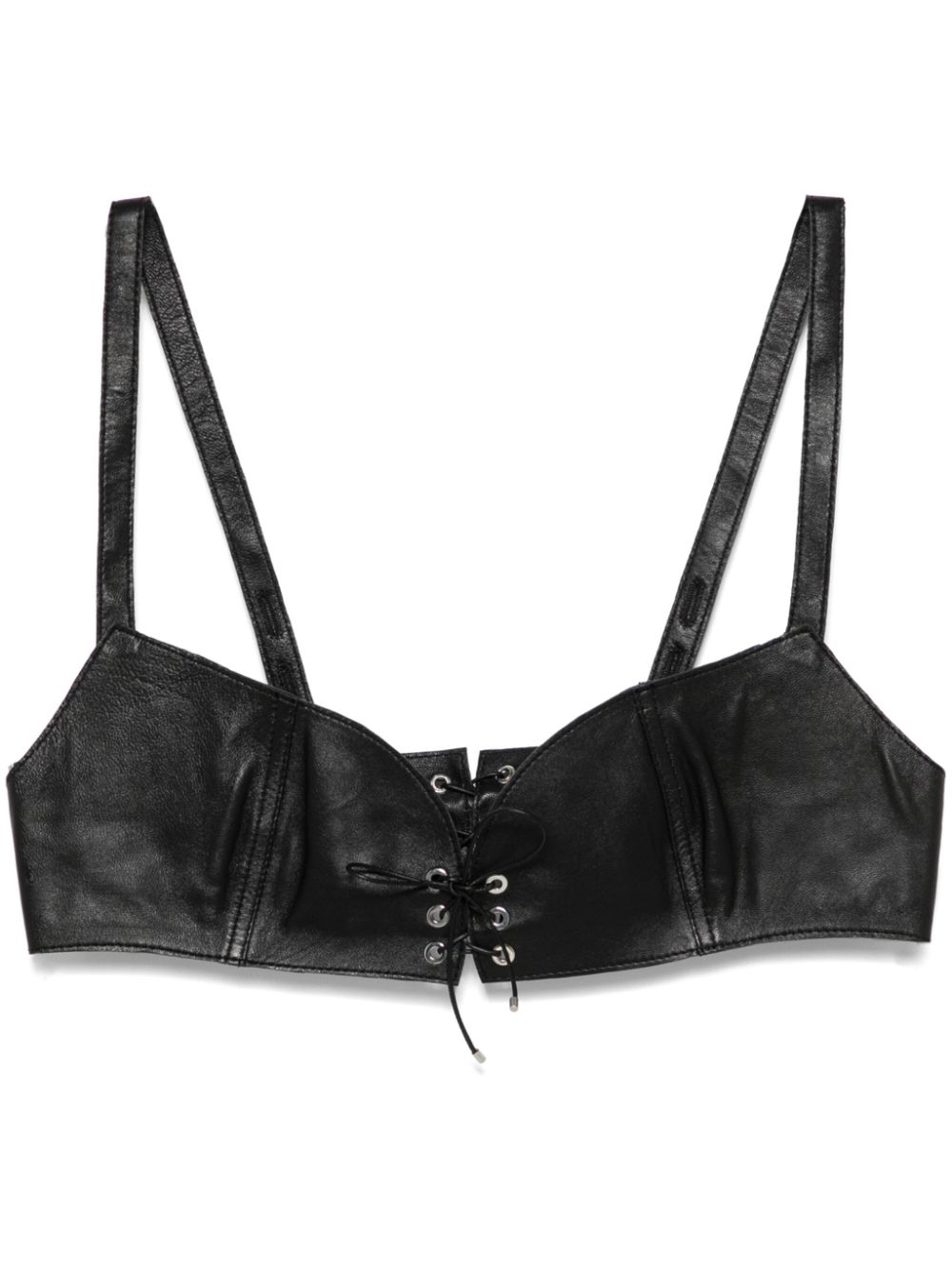 Easy Cleavage crop top - Black