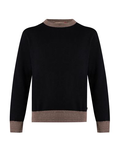 Man Sweater Black Size L Cotton