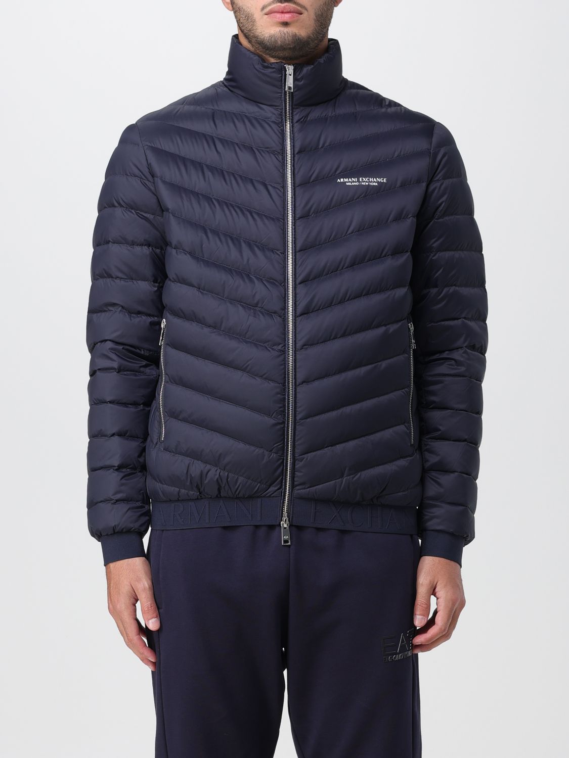 Jacket Men color Blue
