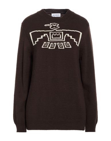 Woman Sweater Dark brown Size S Cashmere