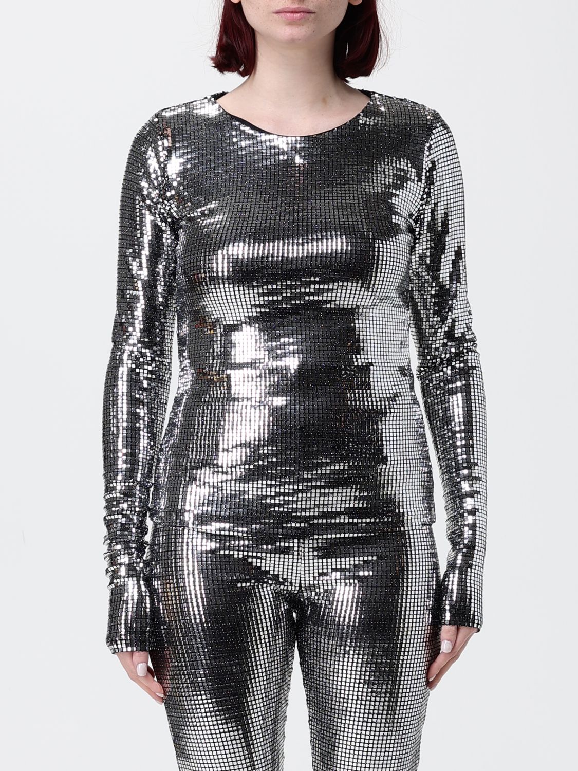 Top Woman color Silver
