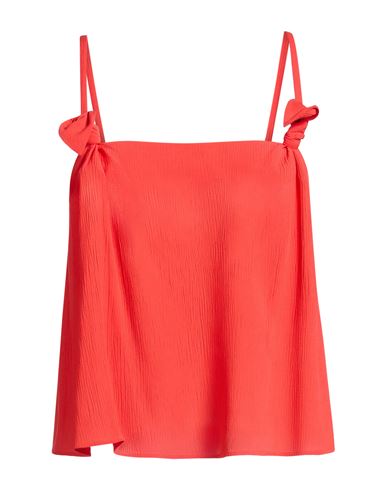 Woman Top Orange Size 10 Viscose