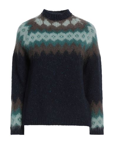 Woman Sweater Midnight blue Size M Wool, Polyamide, Mohair wool, Viscose