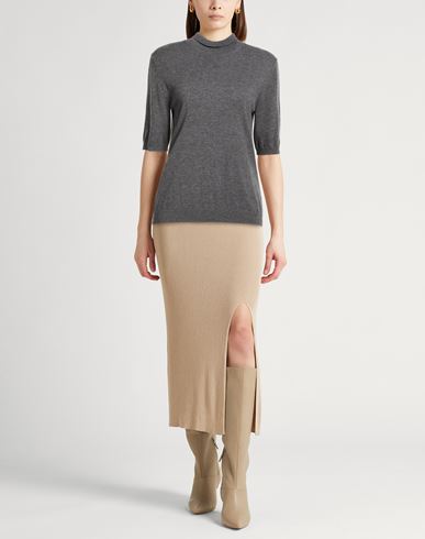Woman Sweater Grey Size L Wool