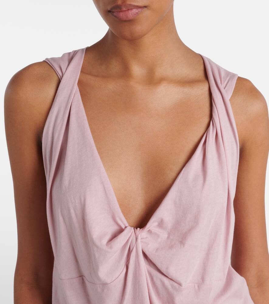 Gathered cotton top