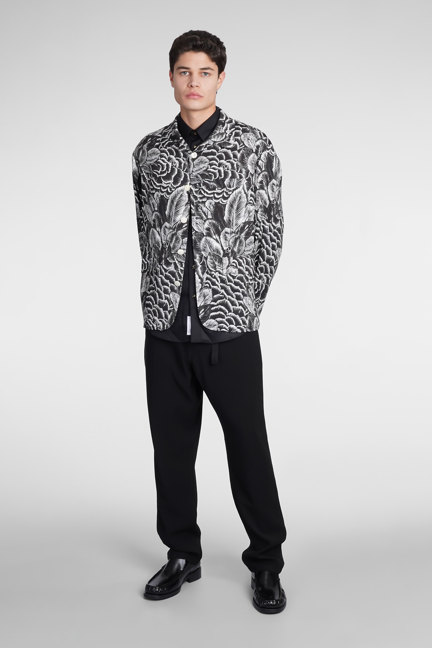 Shirt In Black Viscose