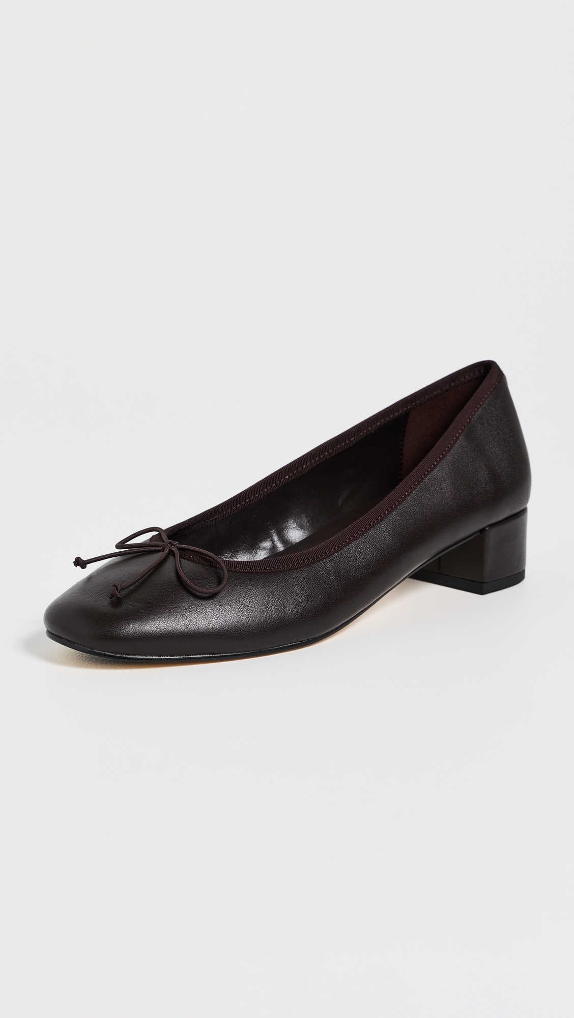 Maddi Pumps Chocolate Nappa