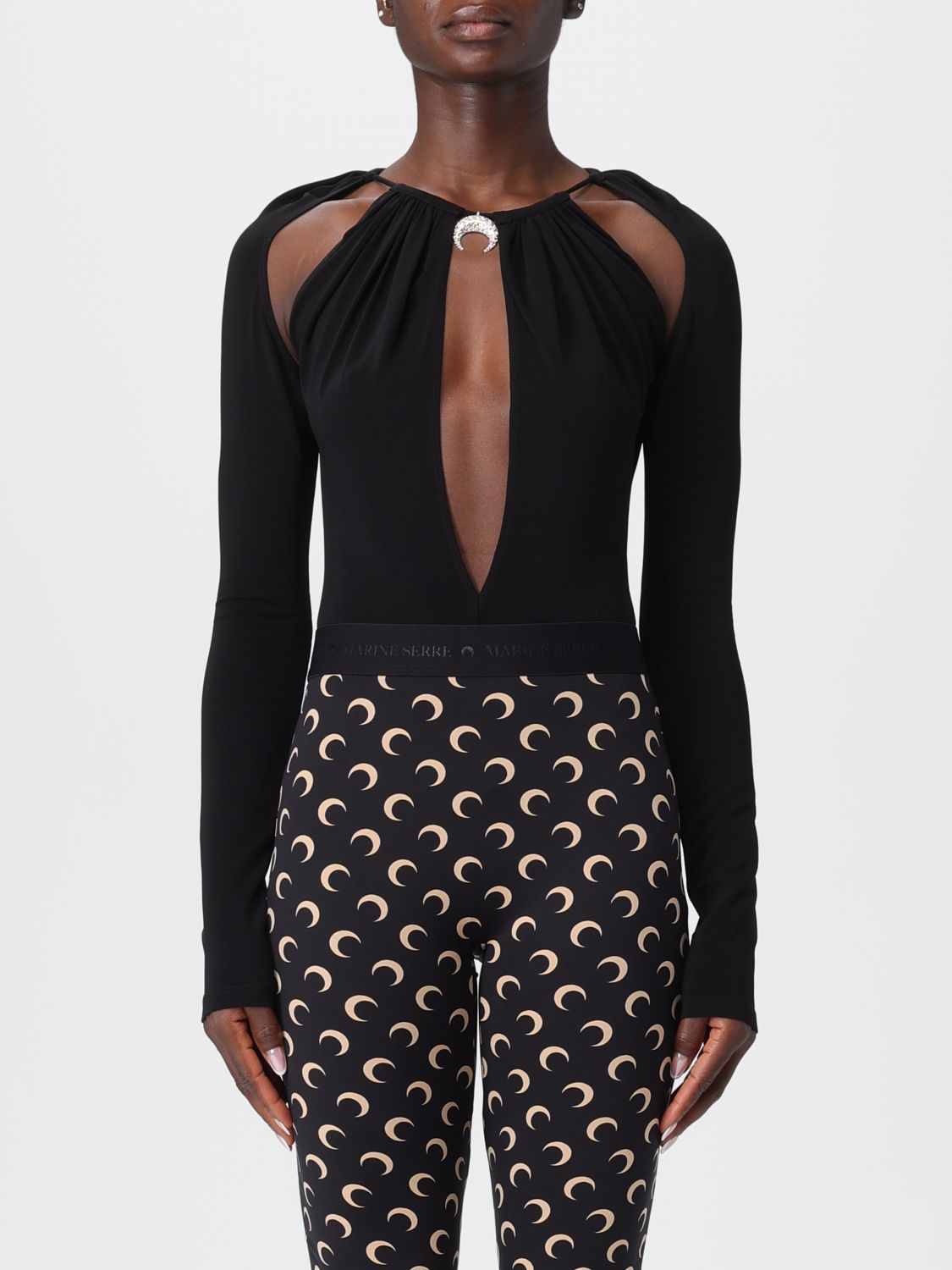 Top Woman color Black