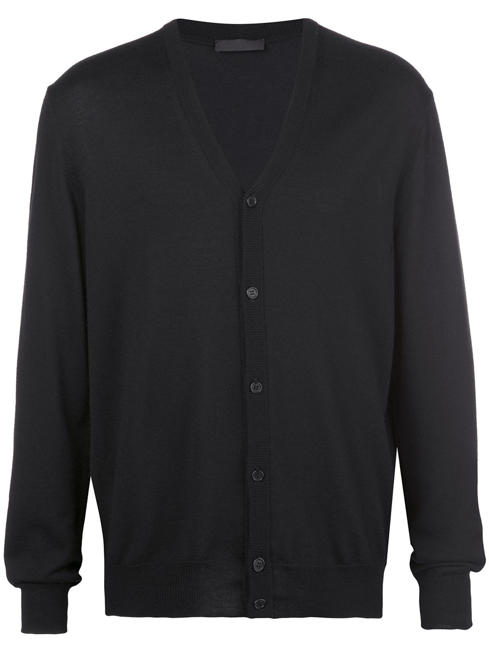 X The Woolmark Company Release 05 knitted cardigan - Black