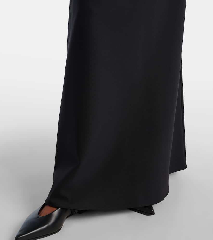 Vernice jersey maxi skirt
