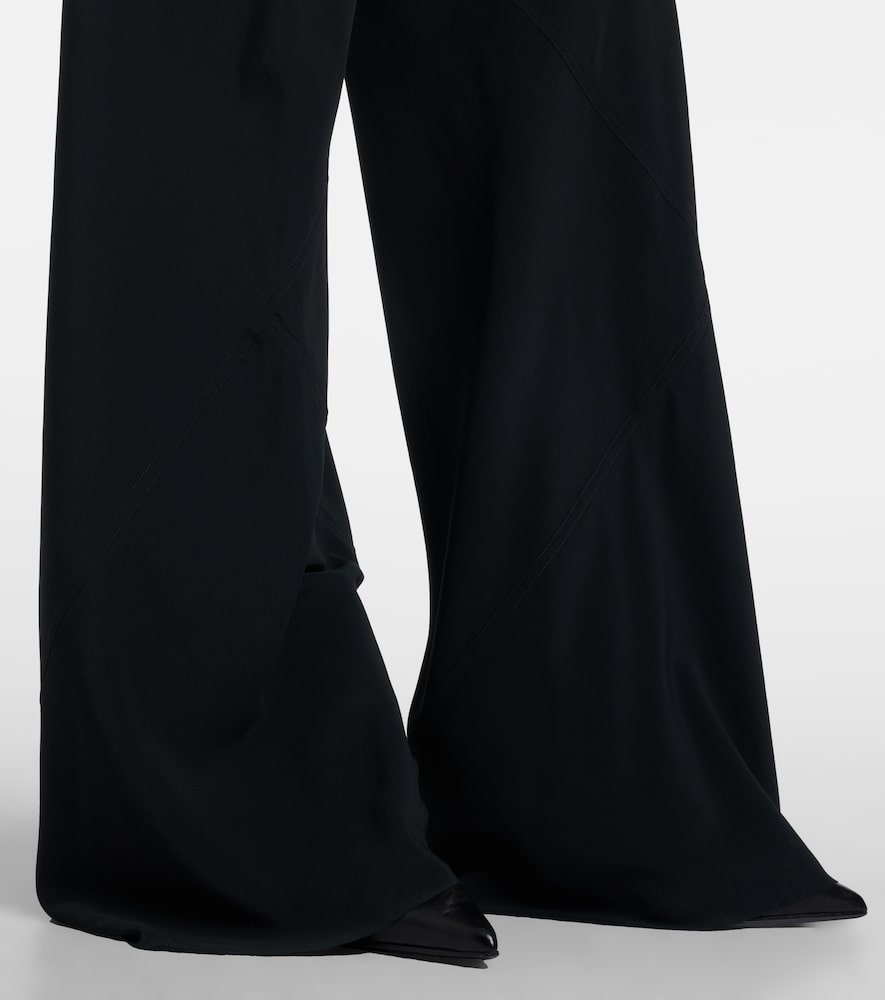 Bias wide-leg pants