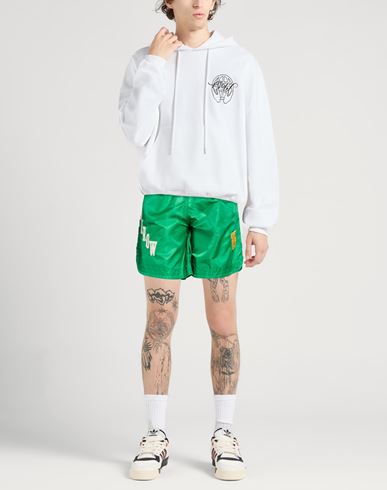Man Shorts & Bermuda Shorts Green Size L Polyamide