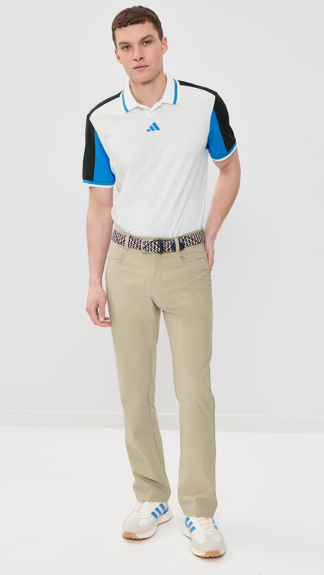 Beyond Vent Polo Shirt White/Black