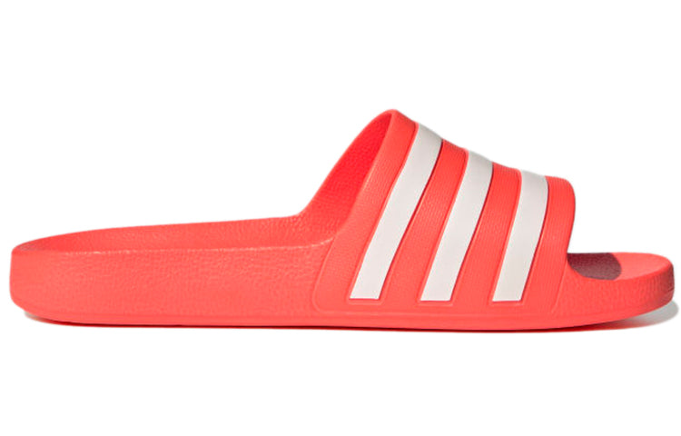 Adilette Aqua Slide 'Solar Red White'
