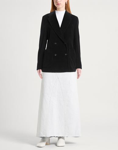 The Gigi Woman Blazer Black Size 10 Cotton, Linen