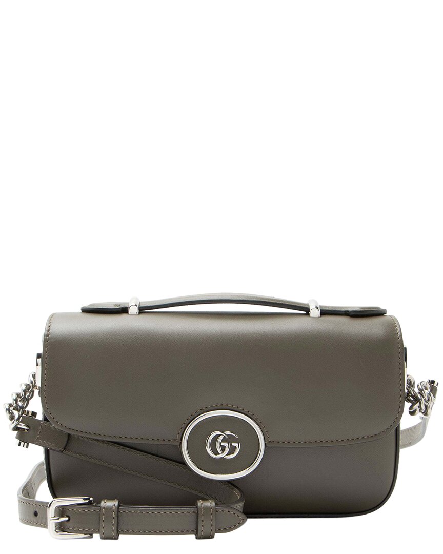 Green Calfskin Petite GG Mini Shoulder Bag (Authentic Pre-Loved)