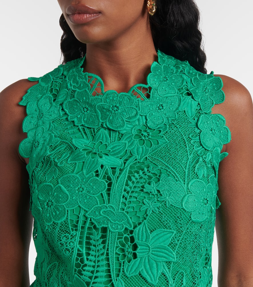 Floral lace minidress