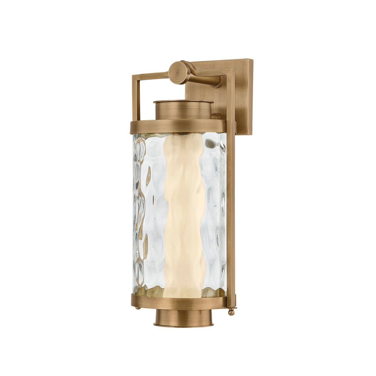 Patina Brass LED Wall Sconce from the Haddock Collection