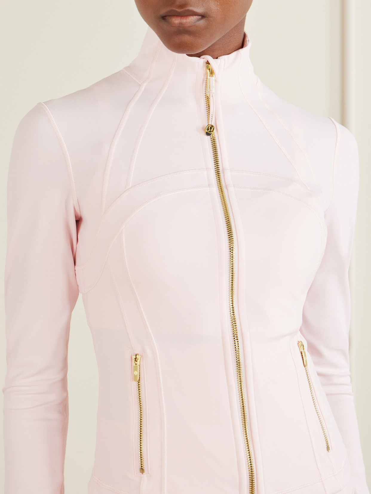 Define Cropped Nulu Jacket - Pink