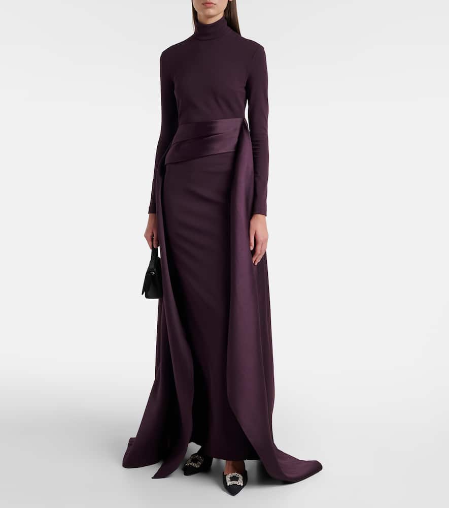 Olivia draped gown