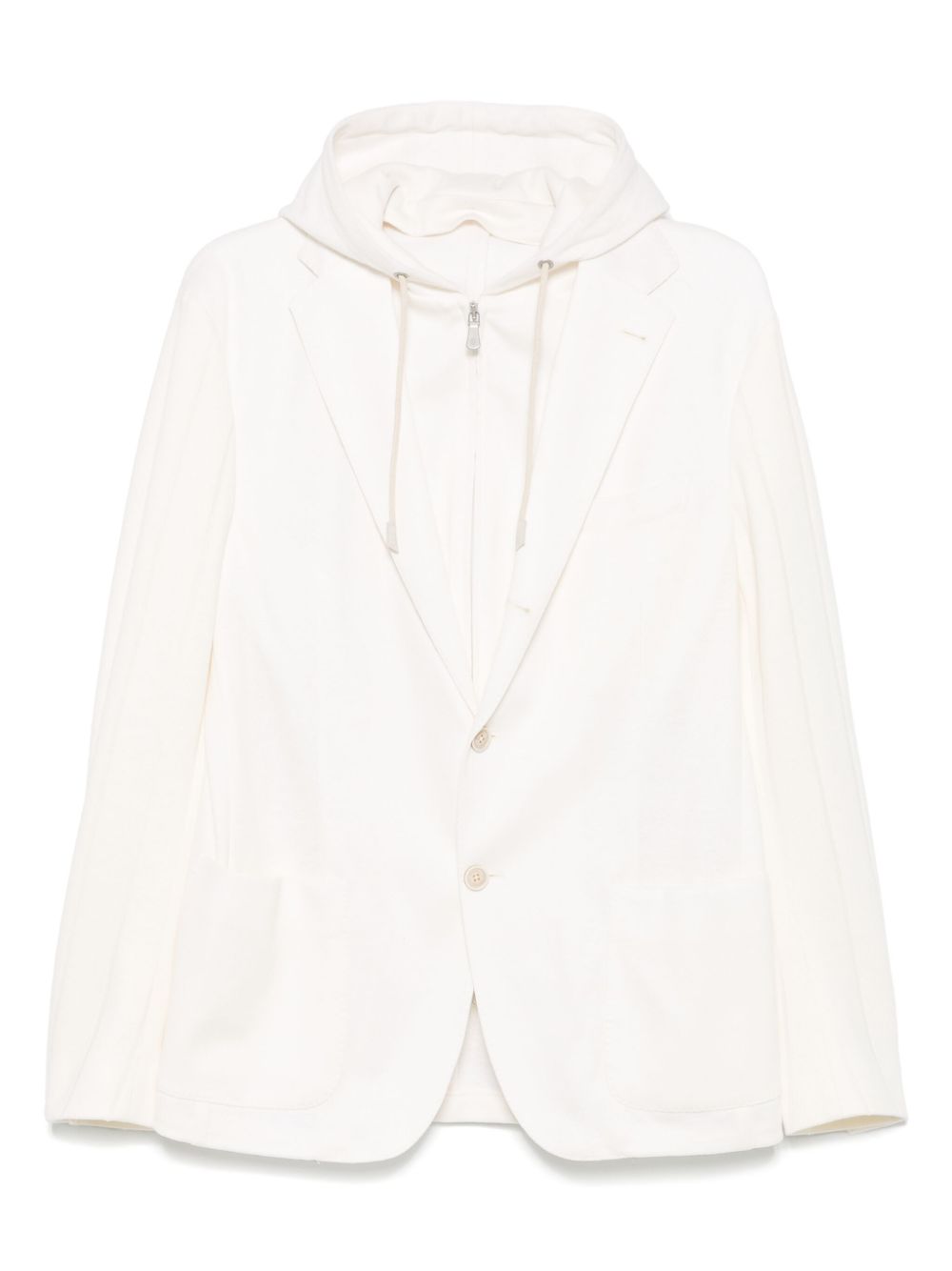 Eleventy removable-bib blazer - Neutrals