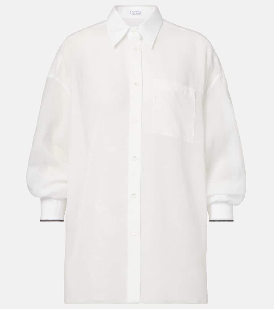Cotton poplin shirt