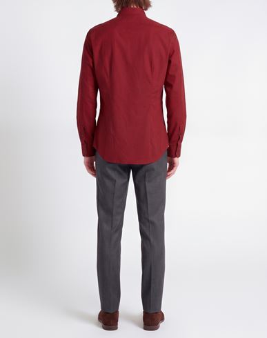 Man Shirt Burgundy Size 15 ½ Cotton