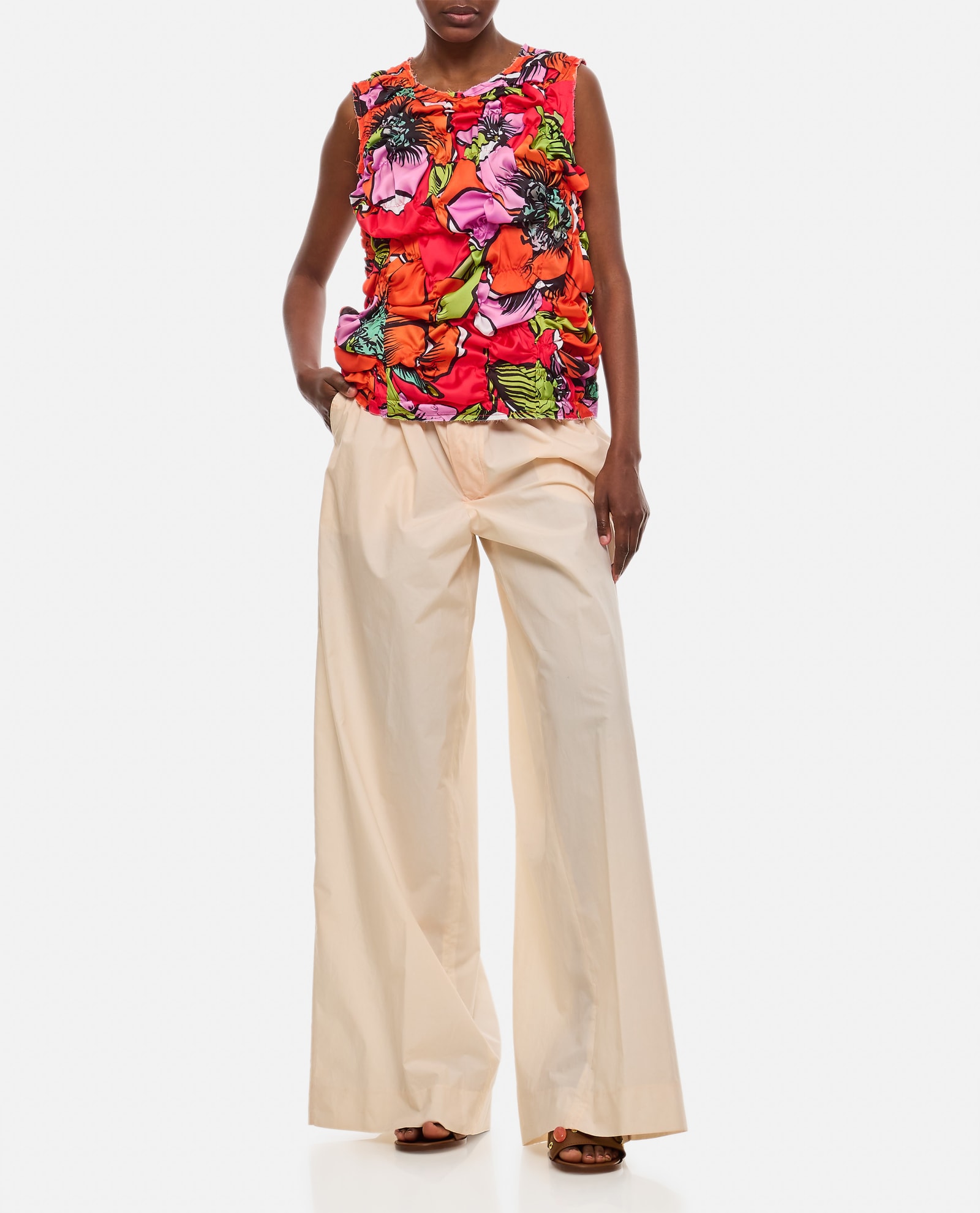 Oversized Cotton Trousers