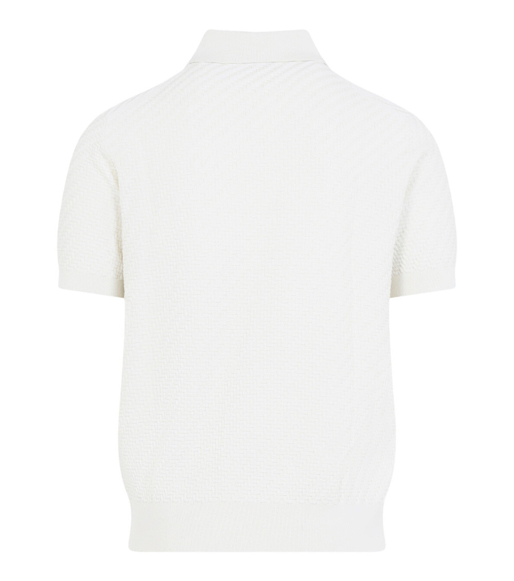 White Shirt Collar Polo
