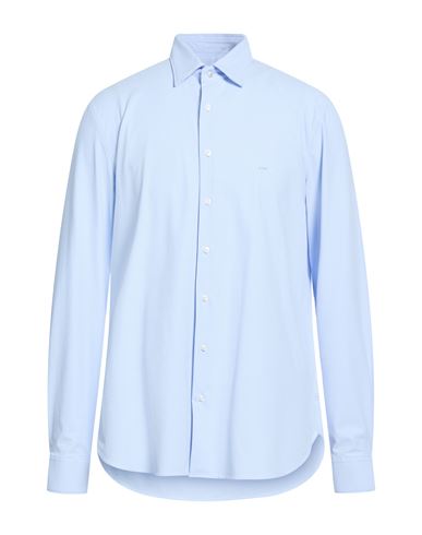 Man Shirt Sky blue Size 15 ½ Nylon, Elastane
