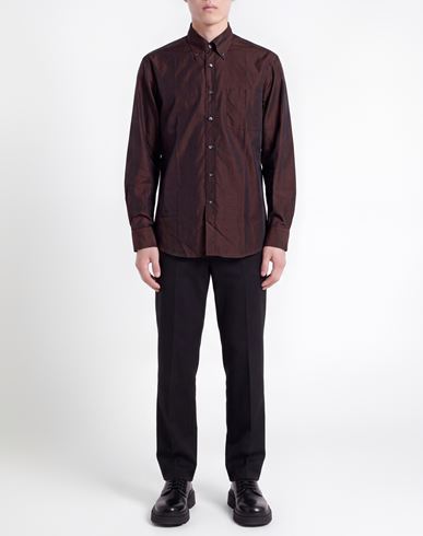 Man Shirt Dark brown Size 16 ½ Cotton