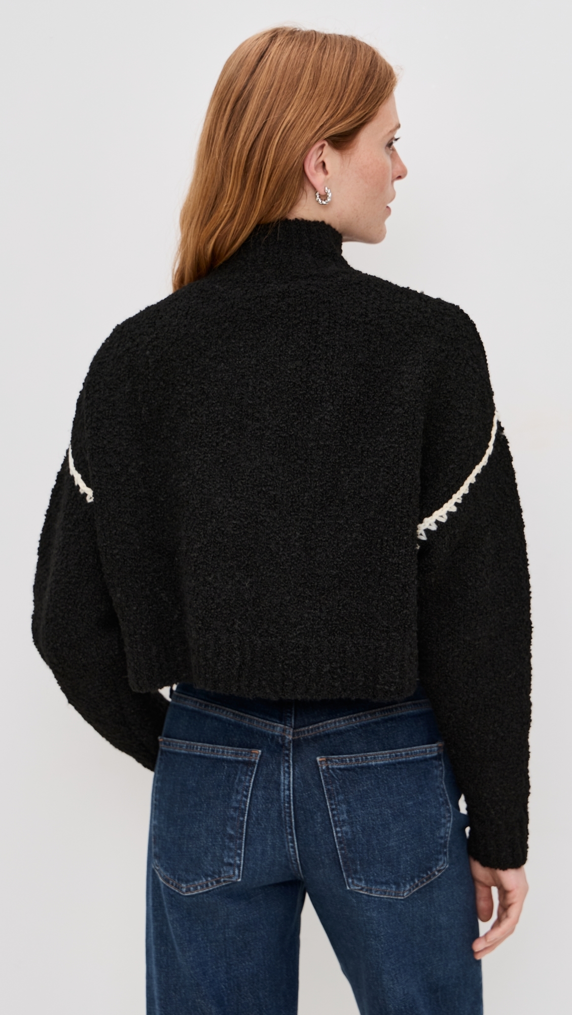 Cropped Hampton Sweater Black