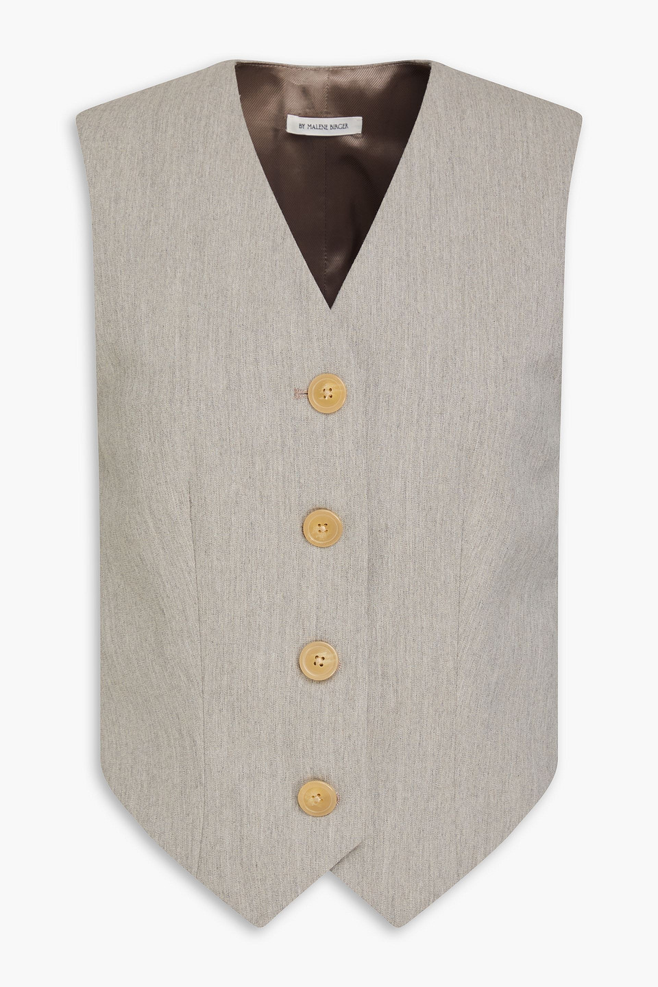 Slub woven vest - Gray - DE 32
