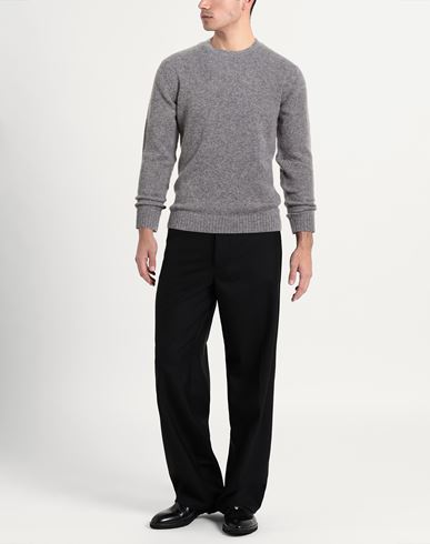 Man Sweater Grey Size 38 Cashmere, Silk, Polyester