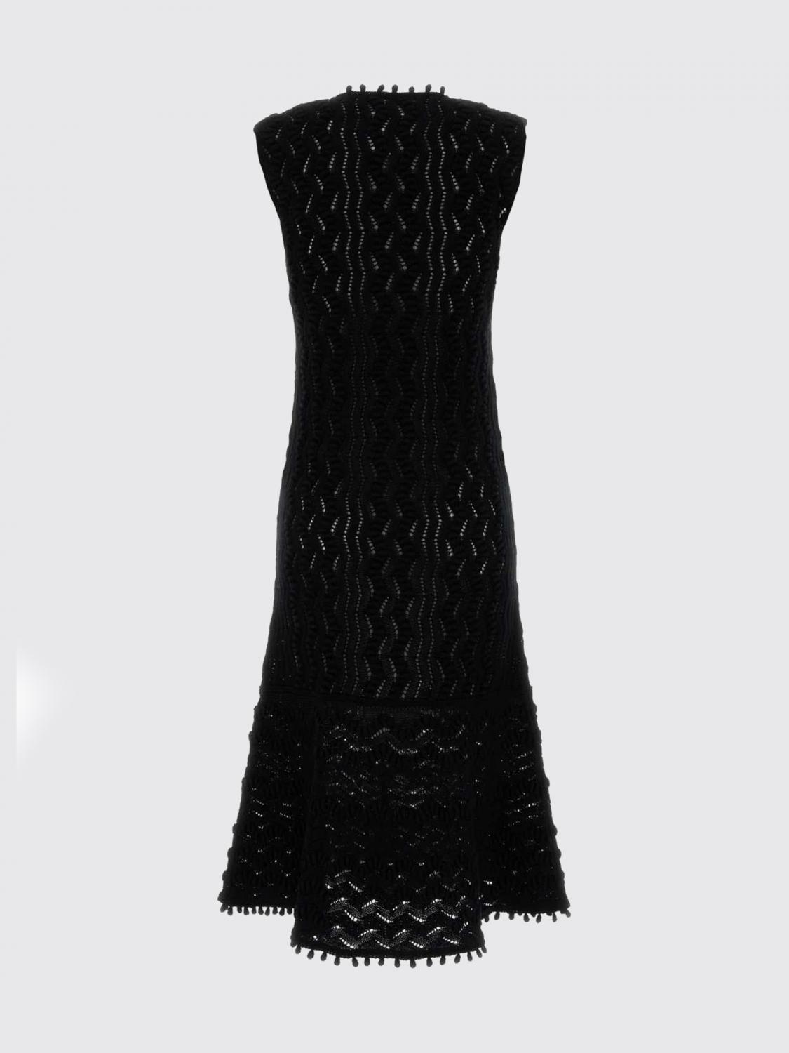Sleeveless Fine Crochet Knit V Neck Dress