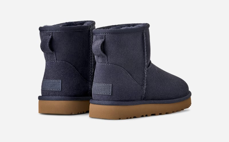 ® Women's Classic Mini II Sheepskin Classic Boots in Dark Indigo