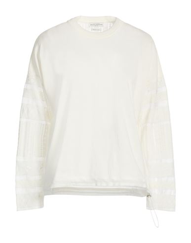 Woman Sweater Ivory Size 10 Cotton, Polyester