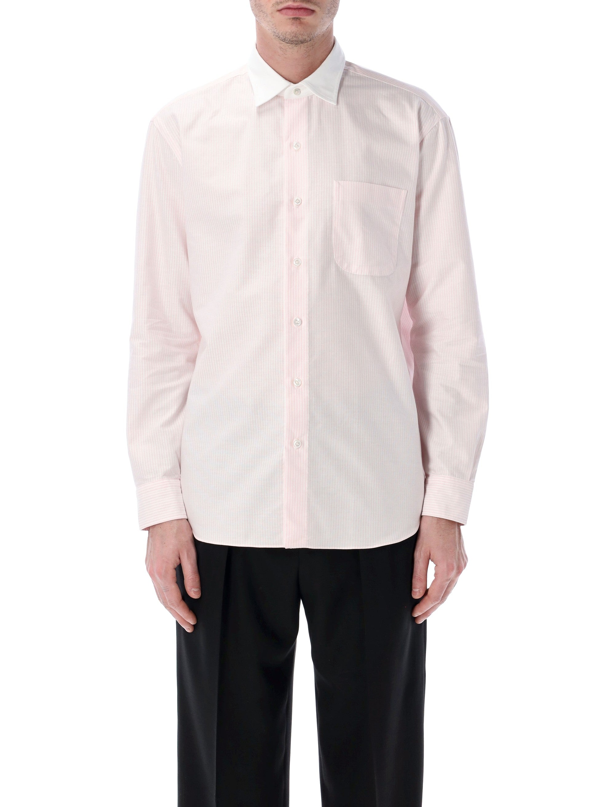 Refined Striped Shirt for Men - Size 41