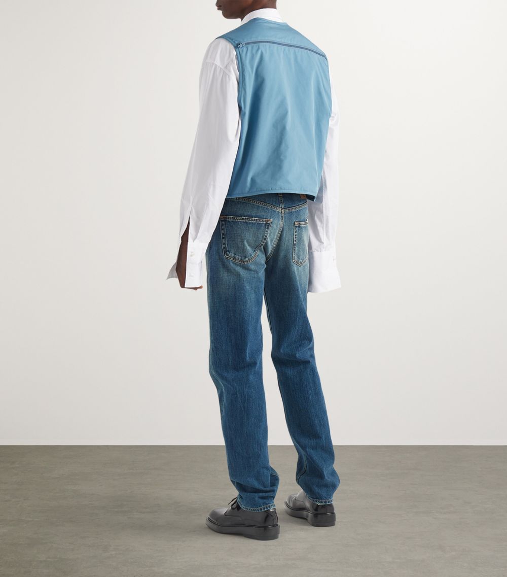 Cotton-Blend Utility Vest