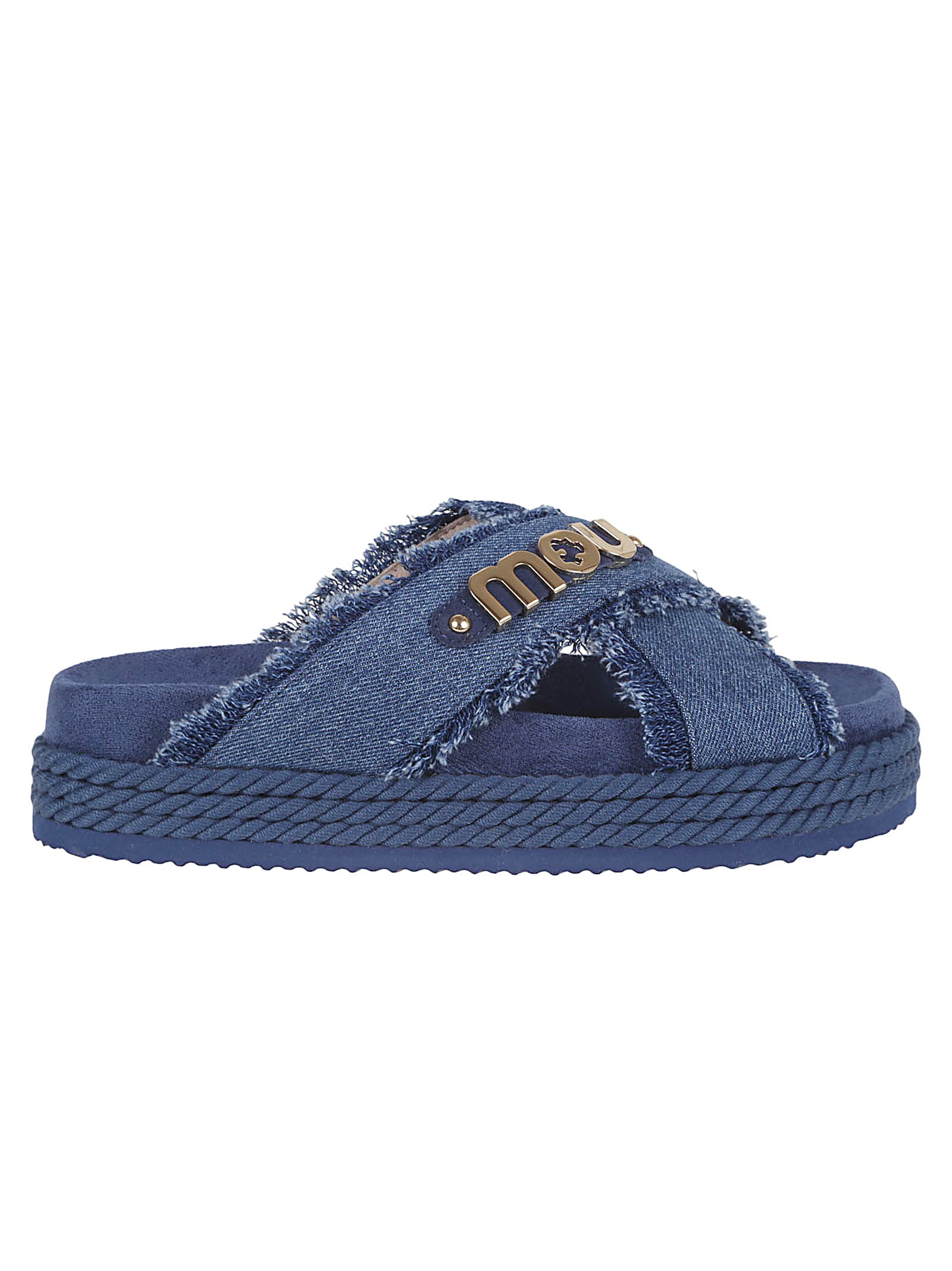 Criss-cross Sandal Denim