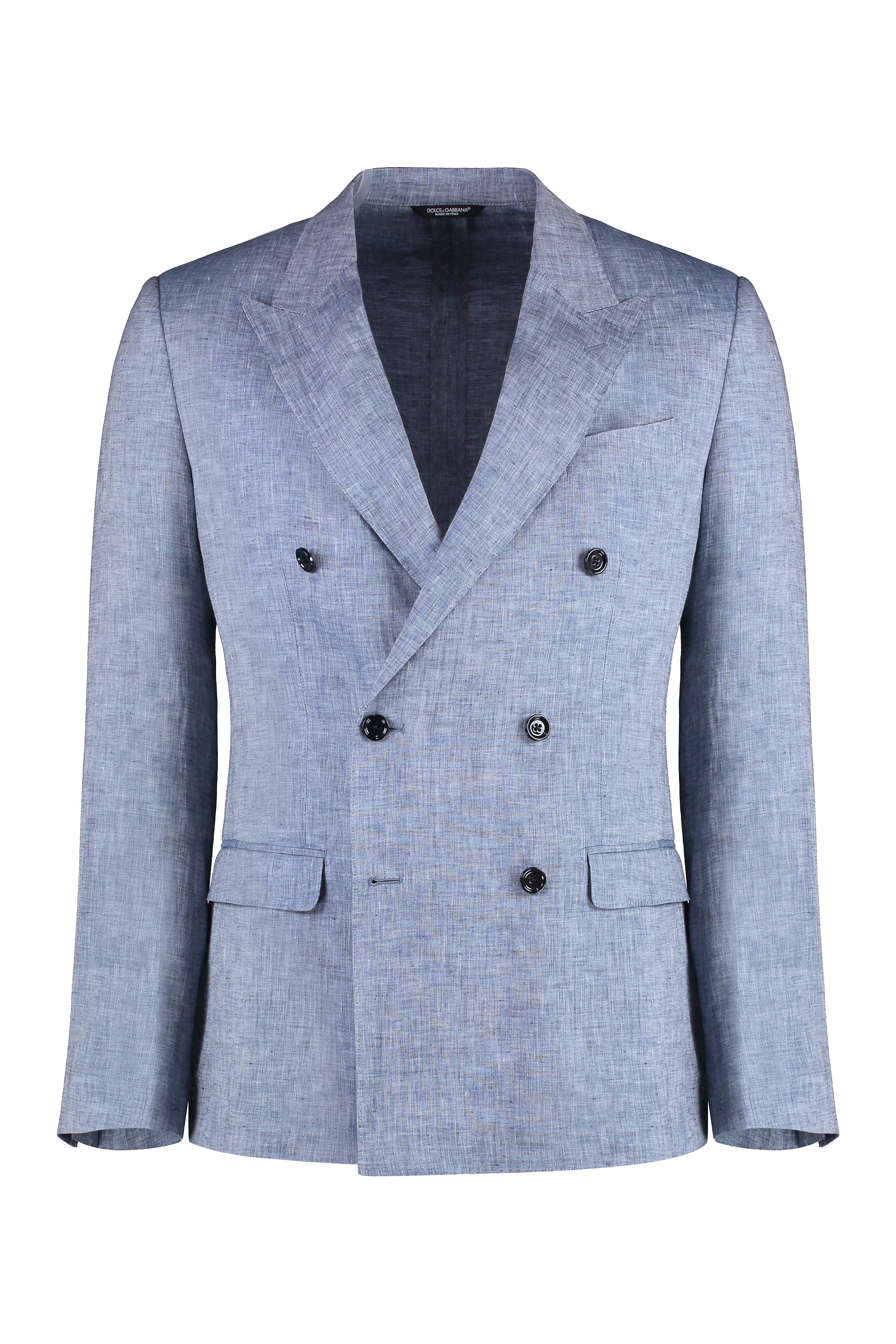 Double-breasted Linen Taormina Jacket
