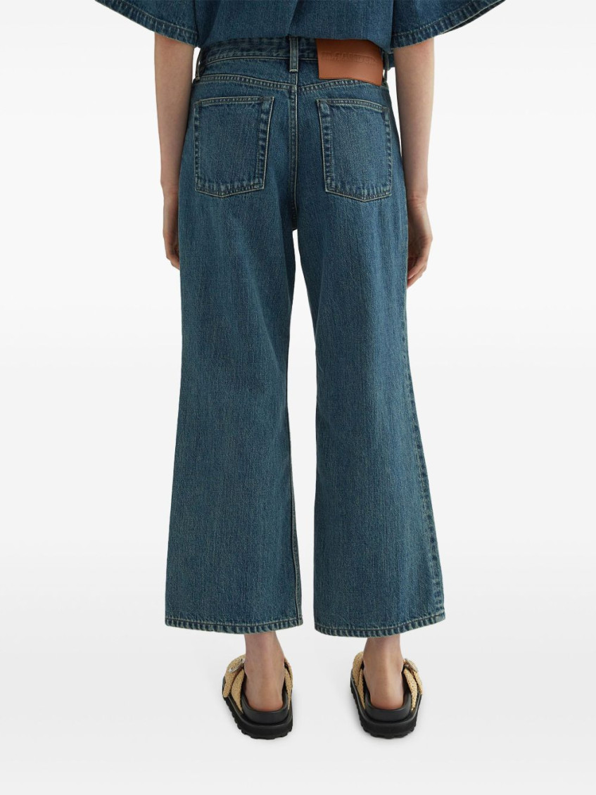 JIL SANDER- Denim Wide-leg Jeans