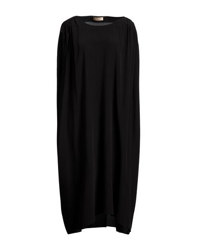 Woman Midi dress Black Size 6 Silk