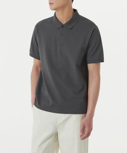 Basic Pique Polo Shirt