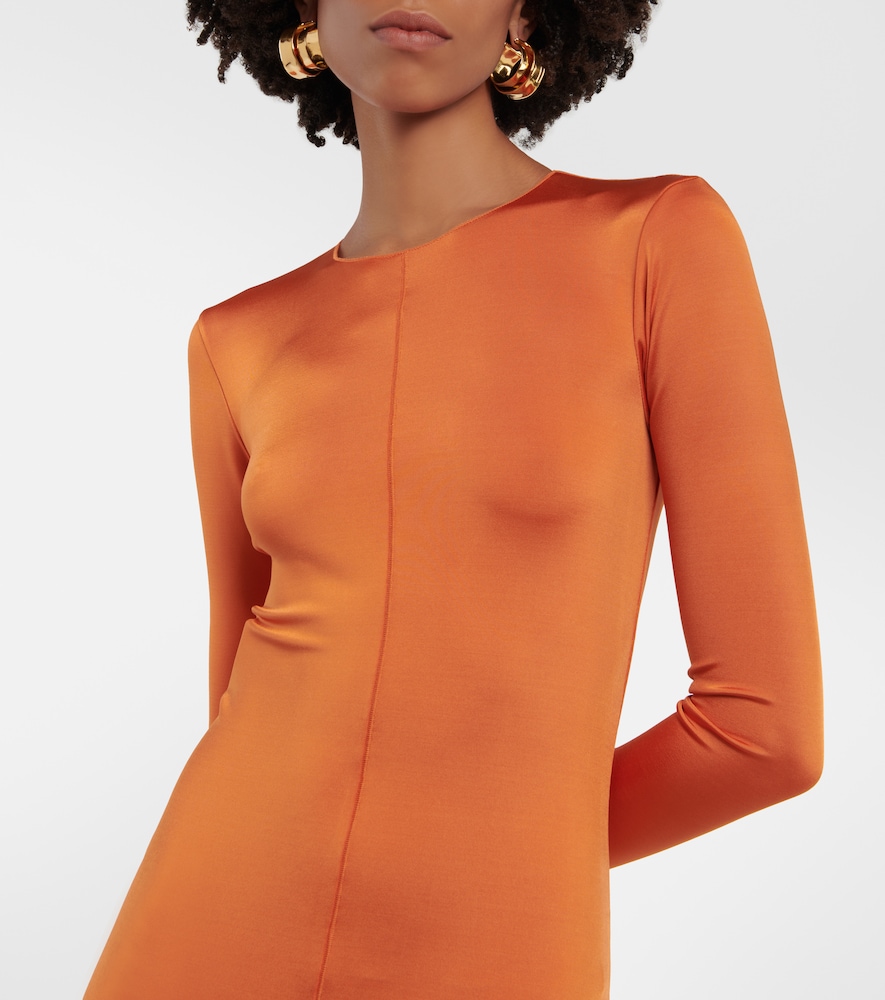 Jersey midi dress