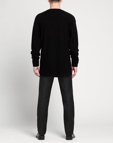 Man Sweater Black Size L Modal, Wool